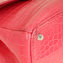 Christian Dior Pink Crocodile Be Dior Small Bag