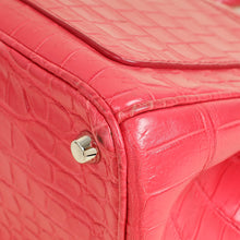 Christian Dior Pink Crocodile Be Dior Small Bag