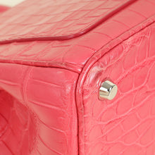 Christian Dior Pink Crocodile Be Dior Small Bag