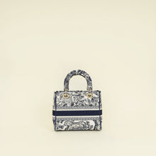 Christian Dior Bicolor Toile De Jouy Lady D-Lite Medium Bag