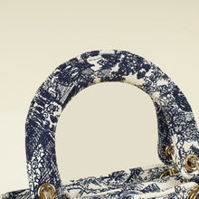 Christian Dior Bicolor Toile De Jouy Lady D-Lite Medium Bag