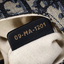 Christian Dior Navy Blue Oblique Saddle Mini Bag