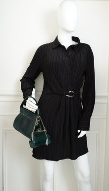Christian Dior Emerald Green Babe Mini Alligator Bag w/ Pouch
