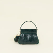 Christian Dior Emerald Green Babe Mini Alligator Bag w/ Pouch