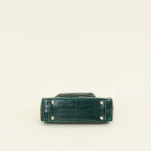 Christian Dior Emerald Green Babe Mini Alligator Bag w/ Pouch