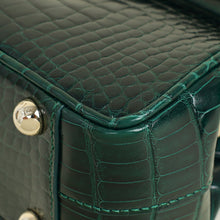 Christian Dior Emerald Green Babe Mini Alligator Bag w/ Pouch