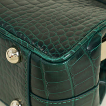 Christian Dior Emerald Green Babe Mini Alligator Bag w/ Pouch