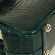 Christian Dior Emerald Green Babe Mini Alligator Bag w/ Pouch