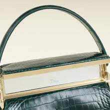 Christian Dior Emerald Green Babe Mini Alligator Bag w/ Pouch