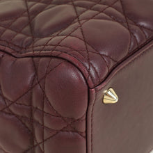 Christian Dior Burgundy Lady Dior Medium Bag