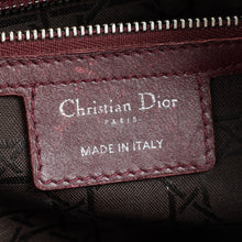 Christian Dior Burgundy Lady Dior Medium Bag
