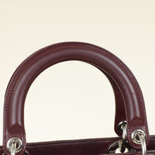 Christian Dior Burgundy Lady Dior Medium Bag