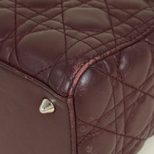 Christian Dior Burgundy Lady Dior Medium Bag