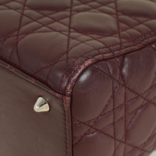 Christian Dior Burgundy Lady Dior Medium Bag