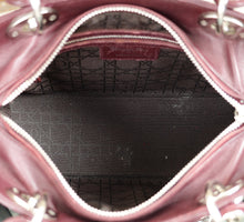 Christian Dior Burgundy Lady Dior Medium Bag