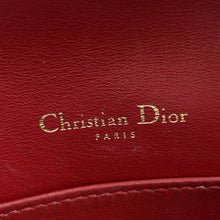 Christian Dior Cherry Red Lady Dior Chain Pouch