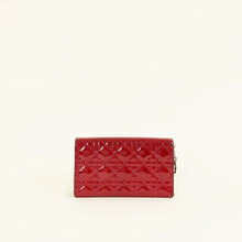 Christian Dior Cherry Red Lady Dior Chain Pouch