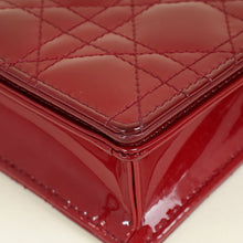 Christian Dior Cherry Red Lady Dior Chain Pouch