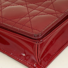 Christian Dior Cherry Red Lady Dior Chain Pouch