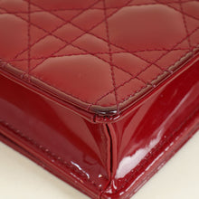 Christian Dior Cherry Red Lady Dior Chain Pouch