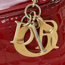 Christian Dior Cherry Red Lady Dior Chain Pouch