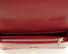 Christian Dior Cherry Red Lady Dior Chain Pouch