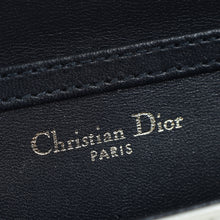 Christian Dior Metallic White Micro Cannage Diorama Wallet On Chain