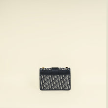 Christian Dior Navy Blue Oblique 30 Montaigne Shoulder Bag