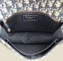 Christian Dior Navy Blue Oblique 30 Montaigne Shoulder Bag