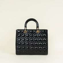 Christian Dior Black Lady Dior Large Bag