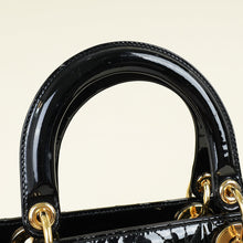 Christian Dior Black Lady Dior Large Bag