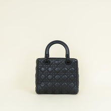 Christian Dior Black Ultramatte Lady Dior Medium Bag