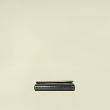 Christian Dior Black Micro-Cannage Lady Dior Croisiere Wallet on Chain