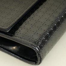 Christian Dior Black Micro-Cannage Lady Dior Croisiere Wallet on Chain