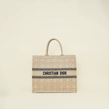 Christian Dior Natural Cannage Raffia Book Tote Large Bag