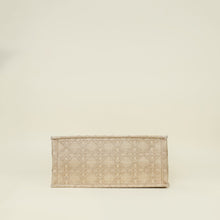 Christian Dior Natural Cannage Raffia Book Tote Large Bag