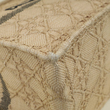 Christian Dior Natural Cannage Raffia Book Tote Large Bag
