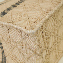 Christian Dior Natural Cannage Raffia Book Tote Large Bag