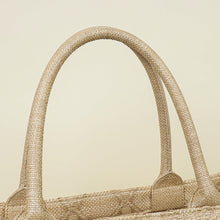 Christian Dior Natural Cannage Raffia Book Tote Large Bag
