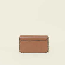 Christian Dior Brown Saddle Medium Pouch with Chain