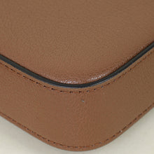 Christian Dior Brown Saddle Medium Pouch with Chain