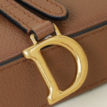 Christian Dior Brown Saddle Medium Pouch with Chain