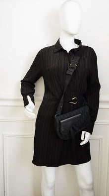 Christian Dior Black Saddle Messenger Bag