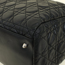 Christian Dior Black Soft Shopping Tote Bag