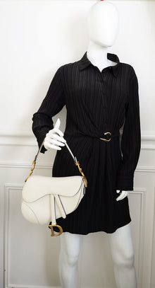 Christian Dior Latte Saddle Medium Shoulder Bag