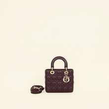 Christian Dior Burgundy My ABCDior Lady Dior Small Bag