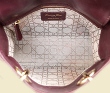 Christian Dior Burgundy My ABCDior Lady Dior Small Bag