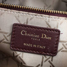 Christian Dior Burgundy My ABCDior Lady Dior Small Bag