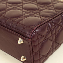 Christian Dior Burgundy My ABCDior Lady Dior Small Bag