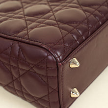 Christian Dior Burgundy My ABCDior Lady Dior Small Bag